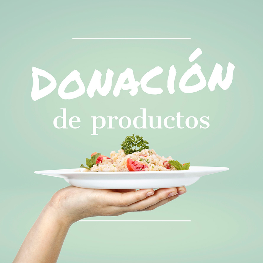 Donación de productos